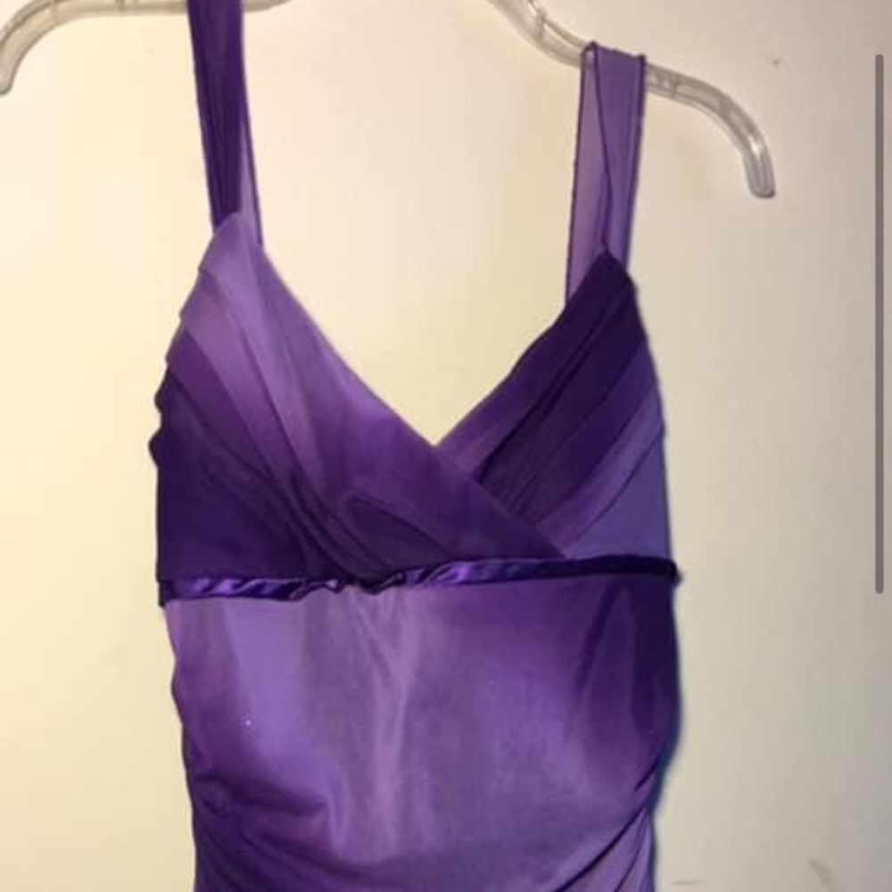 Purple Glistening Gown